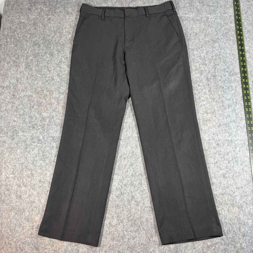 Van Heusen Studio Men's 32x30 Gray Dress Pants Business Casual Career